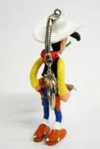 Lucky Luke - Plastic Figure / Kaychain - Lucky Luke with guns