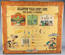 Lucky Luke - Plastoy PVC figure - Saloon with Luke J. Jumper & Rantanplan MIB Ref 60809