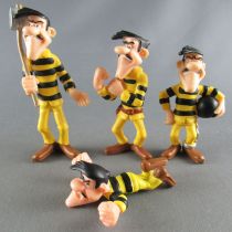 Lucky Luke - Plastoy PVC figure - The Dalton in prison garb (Joe, William, Jack & Averell)