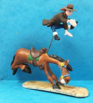 Lucky Luke - Prototype en Résine - Cheval éjectant le sheriff