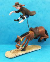 Lucky Luke - Prototype en Résine - Cheval éjectant le sheriff