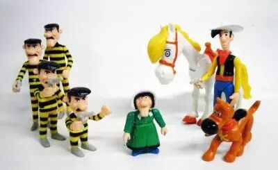 Lucky Luke - Quick  - Premium Plastic Figures - Set of 8 action figures