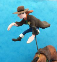 Lucky Luke - Resine Prototype - Horse ejecting a sheriff