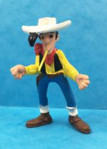 Lucky Luke - Schleich - figurine pvc Lucky Luke avec poing fermé & paille embrochable