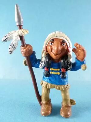 Lucky Luke - Schleich PVC figure - Chief with Spear
