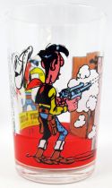 Lucky Luke - Verre à moutarde Amora - Lucky Luke tire plus vite que son ombre