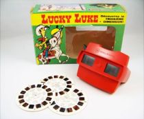 Lucky Luke - View-Master 3-D - Visionneuse + 3 disques (avec boite) 01