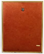 Lucky Luke - Vintage Printed Mirror 10\ x8\  - Luke on Jolly Jumper - Dargaud 1983
