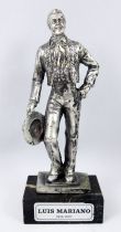 Luis Mariano - 6\" die-cast métal statue - Daviland France 1978