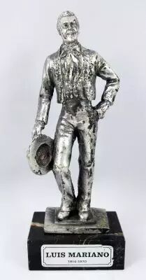Luis Mariano - Statue en m�tal inject� 16cm - Daviland France 1978