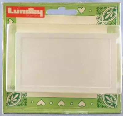Lundby of Sweden # 1510 -White Rectangular Coffee Table Mint on Card Dolls House Furniture