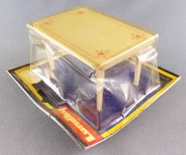 Lundby of Sweden # 2500 - Kitchen White Rectangular Table Red Patterns  Mint on Card Dolls House Furniture