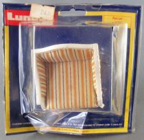 Lundby of Sweden # 4381- Royal Fabric Armchair Dolls House Furniture Mint on Card