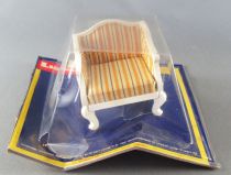 Lundby of Sweden # 4381- Royal Fabric Armchair Dolls House Furniture Mint on Card
