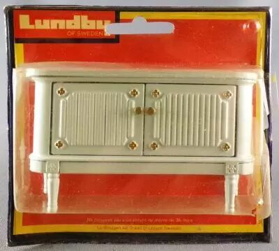 Lundby of Sweden # 4392 - Royal Sideboard Light Blue Mint on Card Dolls House Furniture 