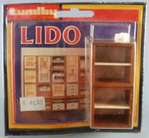 Lundby of Sweden # 5351 - 2 Wooden Library Unit Lido Series Dolls House Furniture Mint on Cerd
