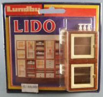 Lundby of Sweden # 5353 - 2 Wooden Lightning Show Case Lido Series Dolls House Furniture Mint on Cerd