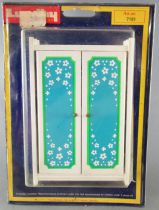 Lundby of Sweden # 7181 - Blue Heaven Sleeping Room Wardrobe Dolls House Furniture Mint on Card