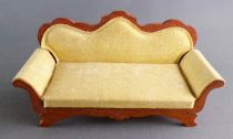 Lundby of Sweden - Fabric Sofa Wood & Fabrics Dolls House Furniture
