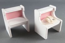 Lundby of Sweden - Pink Heaven Room 2 Night Tables Dolls House Furniture