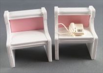 Lundby of Sweden - Pink Heaven Room 2 Night Tables Dolls House Furniture
