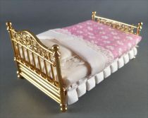 Lundby of Sweden - Pink Heaven Room Large Bed Dolls House Furniture