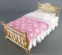 Lundby of Sweden - Pink Heaven Room Large Bed Dolls House Furniture