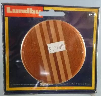 Lundby of Sweden - Table Basse Ronde Ch�ne Moyen Salon Maison de Poup�es Neuf Blister
