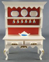 Lundby of Sweden - White Wooden Welch Dresser Dolls House Furniture