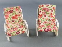Lundby of Sweden- 2 x Garden Armchairs Dolls House Furniture