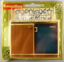 Lundby of Sweden 1502 - Sink Unit Wall White Naive Pattern Tile Mint on Card Dolls House Furniture