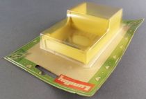 Lundby of Sweden 1507 - Coiffeuse avec Miroir Tissus Blanc Rayé Jaune Neuf Blister Maison de Poupées