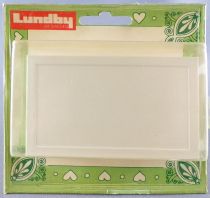 Lundby of Sweden Réf 1510 - Table Basse Rectangulaire Blanche Neuf Blister Maison de Poupées