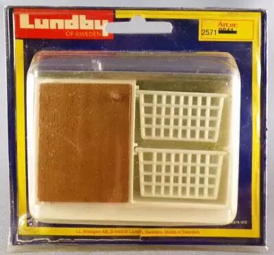 Lundby of Sweden R�f 2571 - Bloc Lessive Evier Paniers Buanderie Neuf sous Blister Meuble Maison de Poup�es