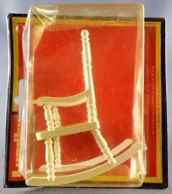 Lundby of Sweden R�f 4325 - Rocking Chair Tissus Fleuri Neuf Blister Maison de Poup�es
