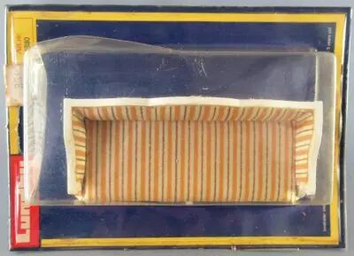 Lundby of Sweden R�f 4380 - Salon Royal Canap� Tissus Maison de Poup�es Neuf Blister