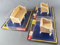 Lundby of Sweden Réf 4380 4381 - Salon Royal Canapé & 2 Fauteuils Maison de Poupées Neuf Blister