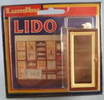 Lundby of Sweden Réf 5354 - Vitrine 3 étages Eclairée Meuble Modulaire Lido Maison de Poupées Neuf Blister