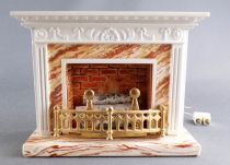 Lundby of Sweden Réf 5772 - Cheminée avec Eclairage Maison de Poupées