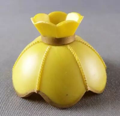 Lundby of Sweden R�f 6162 - Abat Jour Vert Olive pour Lampe Tiffany Maison de Poup�es