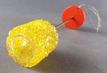 Lundby of Sweden Réf 6168 - Lampadaire Jaune avec Ampoule Maison de Poupées