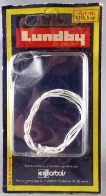 Lundby of Sweden R�f 6196 - 2 Ampoules avec Fils pour Eclairage Neuf Blister Maison de Poup�es Neuf Blister