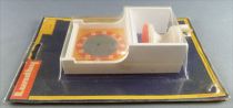 Lundby of Sweden Réf 7116 - Coiffeuse Miroir & Tabouret Blanc Tissus Orange Maison de Poupées Neuf Blister