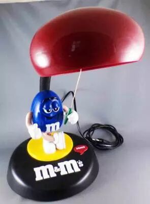 M&M's - Blue on Talking Desk Lamp