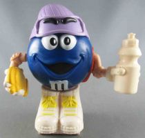 M&M\'s - Figurine Démontable Mc Donald\'s - Bleu Bonnet Mauve