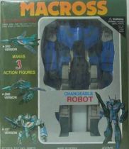 Macross VF-1J Variable fighter 1/55e Blue Mint