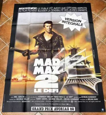 Mad Max 2 : Le d�fi - Affiche 120x160cm - Warner-Columbia (1982)