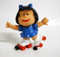 Mafalda (blue) with rollers (red) Comics Spain pvc figure