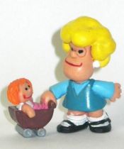 Mafalda Susanna with baby roll (blue) Comics Spain pvc figure