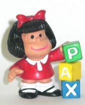 Mafalda with cubes (red) Comics Spain pvc figure